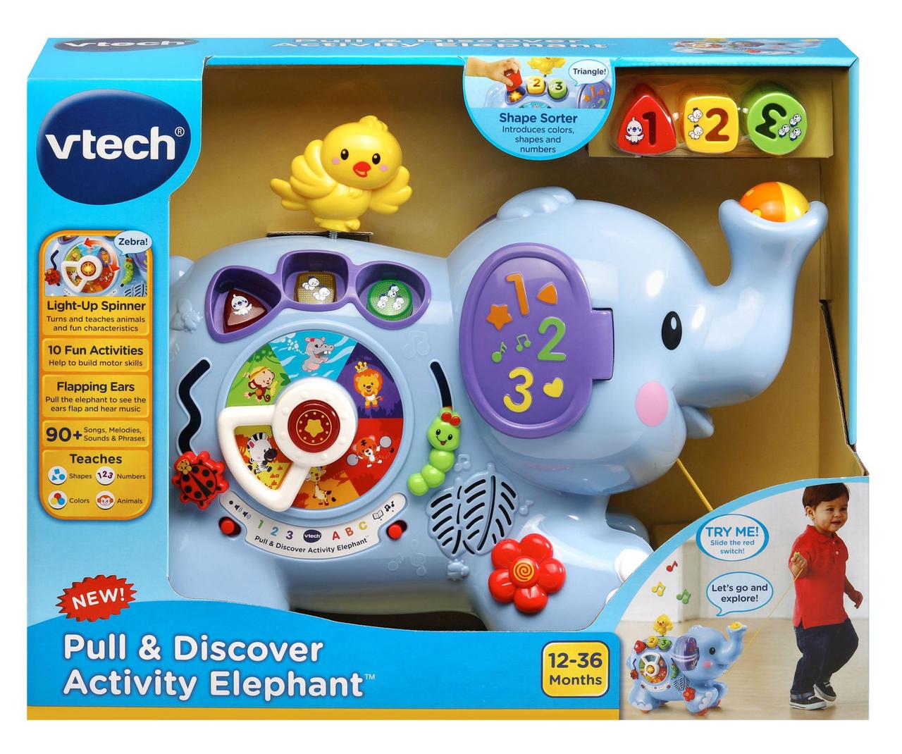 VTech Pull Discover Activity Elephant