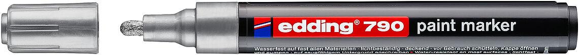 Маркер для мітки маток лаковий Edding E-790 червоний срібний