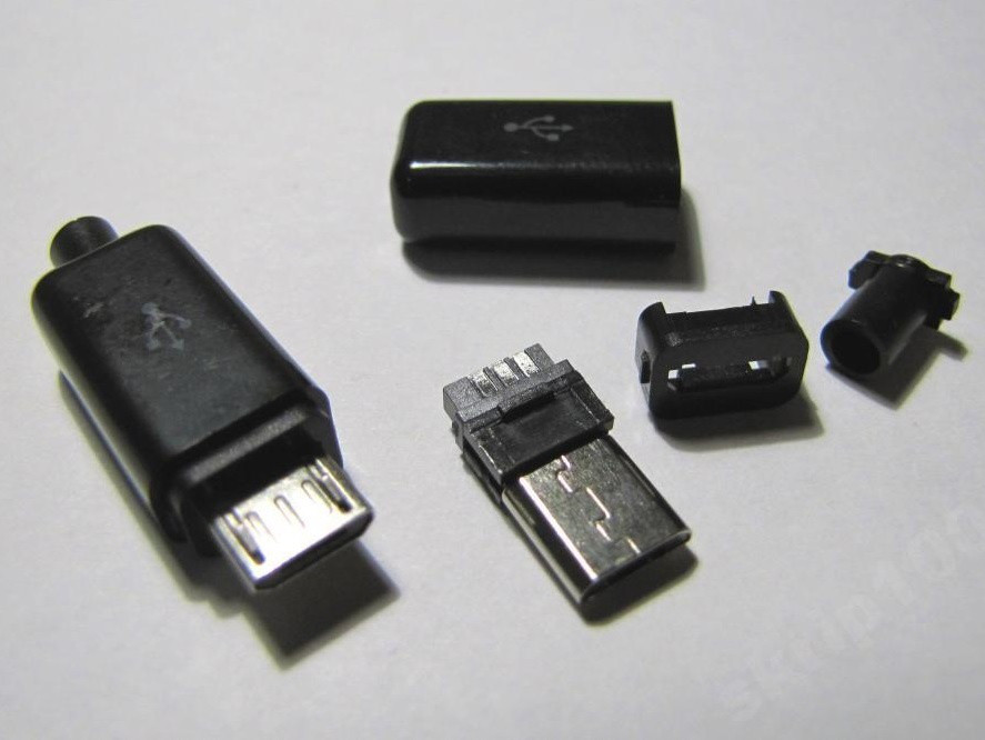 Штекер USB-MicroUSB Розбірної Мікро ЮСБ Роз'єм