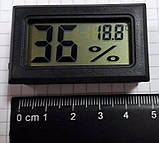 Гігрометр Цифровий Термометр Високої Точності Вологомір + 2 батарейи, фото 2