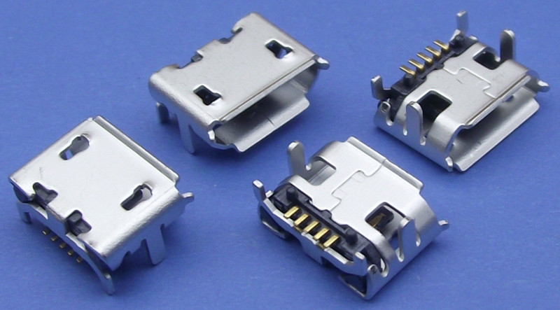 Micro USB (мікро юсб) Гніздо Джек 5 контактів (мама)