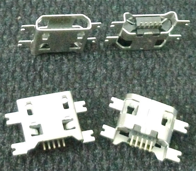 Роз'єм Micro USB під пайку DIY 5pin Гніздо для Телефонів і Планшетів
