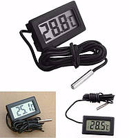 Термометр Цифровой с Выносным Водостойким Датчиком -40 ~ +110°C + 2 батарейки
