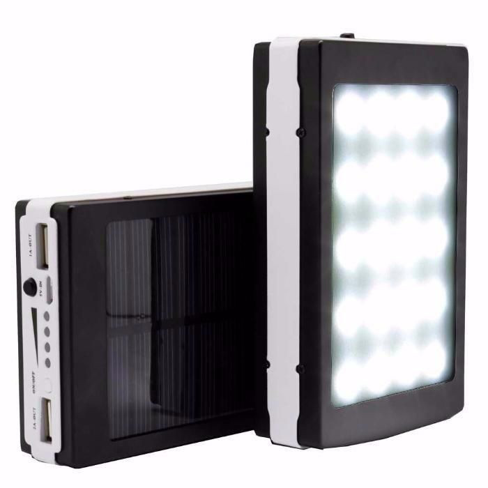 Портативна Зарядка POWER BANK Metal Solar Led 90000mAh