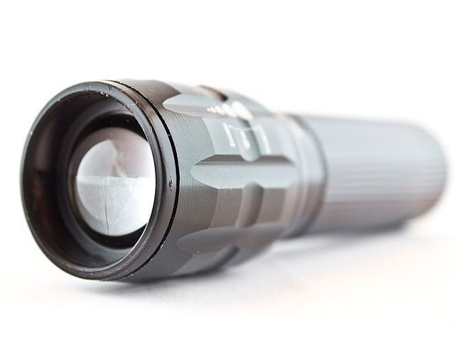 Фонарик с Линзой Police BL-8400 BL-8417 2000W Zoom Металличский