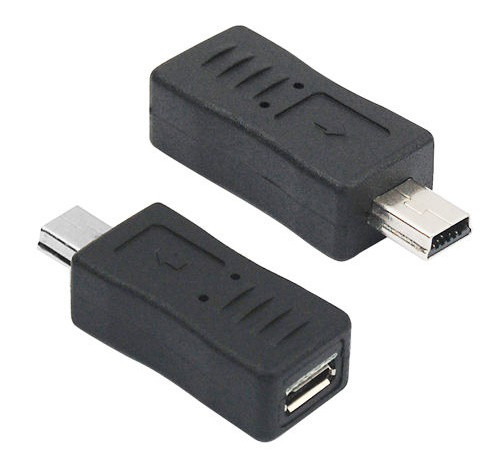 Адаптер-Перехідник MicroUSB (мама) на Mini USB (тато)