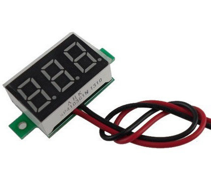 Вольтметр Цифровий DC 12 2.5-30v два дроти