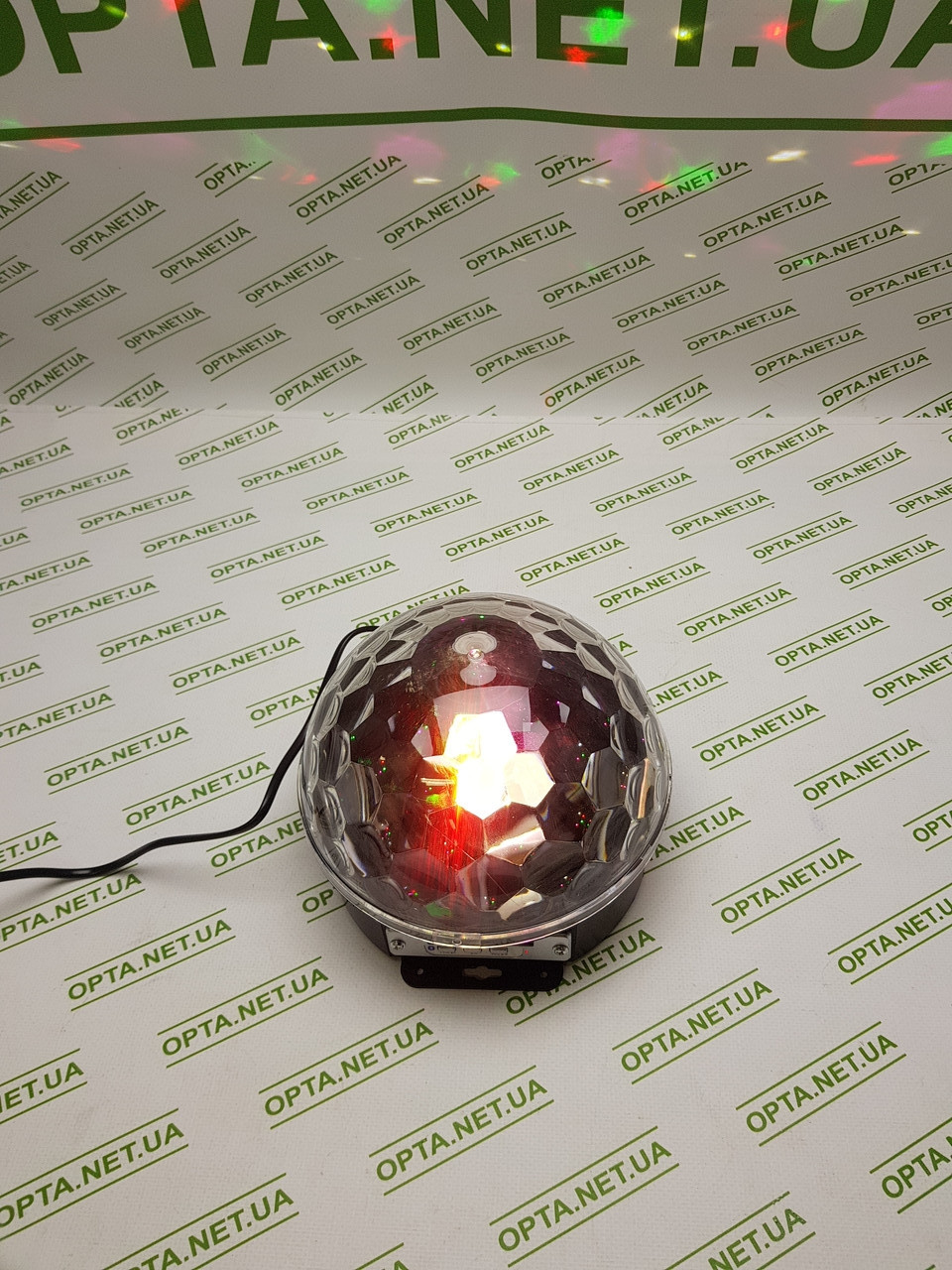 Диско куля світломузика з Bluetooth і MP3 Magic Ball (флешка + пульт в подарунок), фото 1