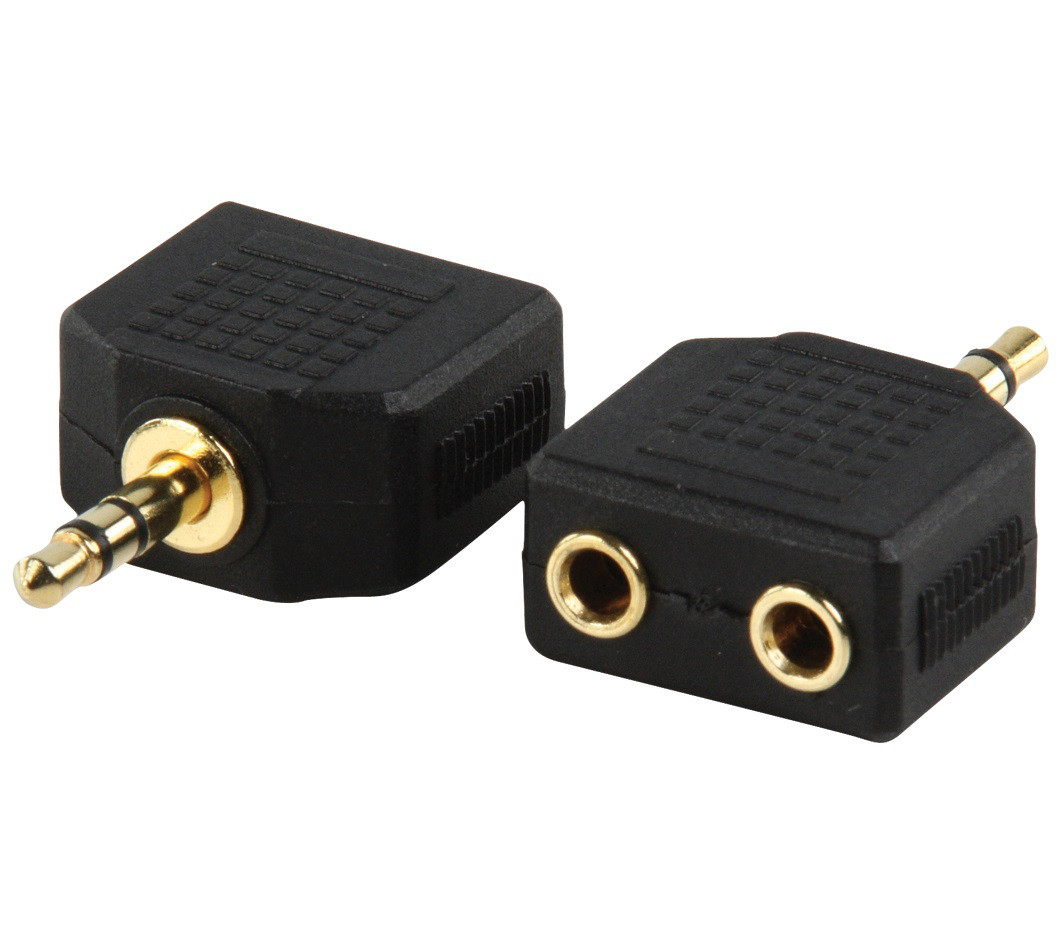 Перехідник Розмножувач Міні Джек mini-Jack 3.5 мм Стерео Розгалужувач на Навушники