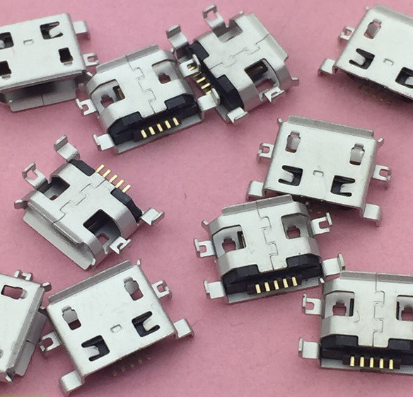 Роз'єм Зарядки Micro USB 5pin 0.8 мм Гніздо