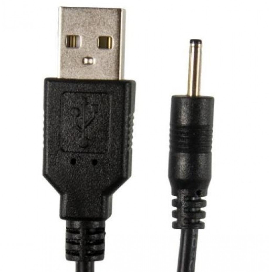 Кабель USB Штекер 2,0*0,5 мм, Шнур 1.м.