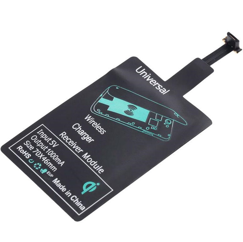 Бездротова Зарядка Qi MicroUSB Type B Приймач Ресивер Android