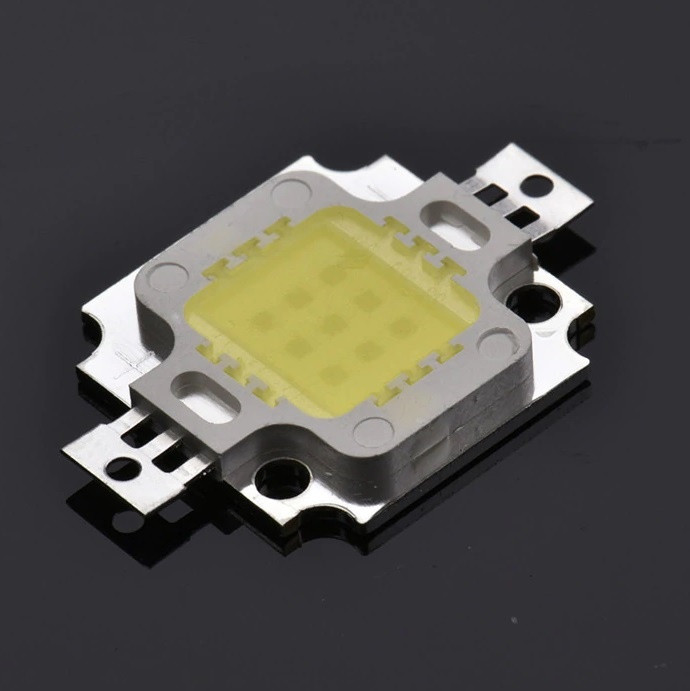 Світлодіод LED 10W 9-12V 6000-6500k (білий холодний)