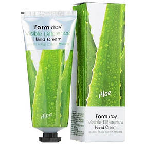 Крем для рук з екстрактом алое Farmstay Visible Difference Hand Cream Aloe 100 мл (8809636280495)