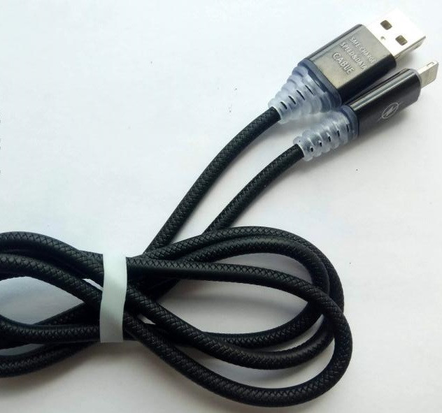 USB Data Cable Lightning iPhone 5 6 7 LED Шнур для Зарядки Кабель для Передачі Даних