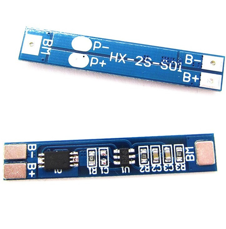 BMS 2S 2A 3.7v Li-ion 18650 Контролер Заряду Розряду Плата захисту