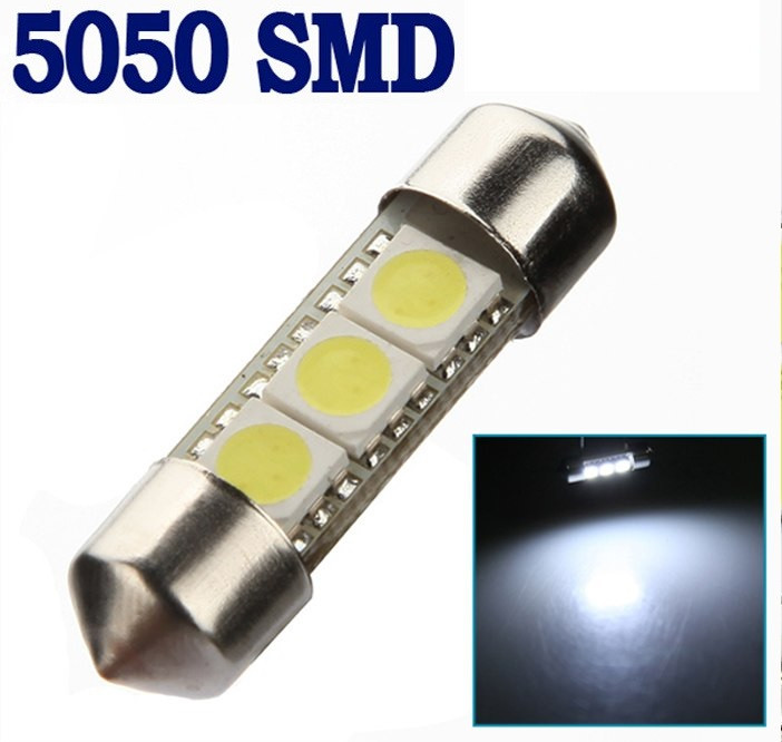 Автолампи Світлодіодна LED C5W 31mm 3SMD 5050 Лампочка