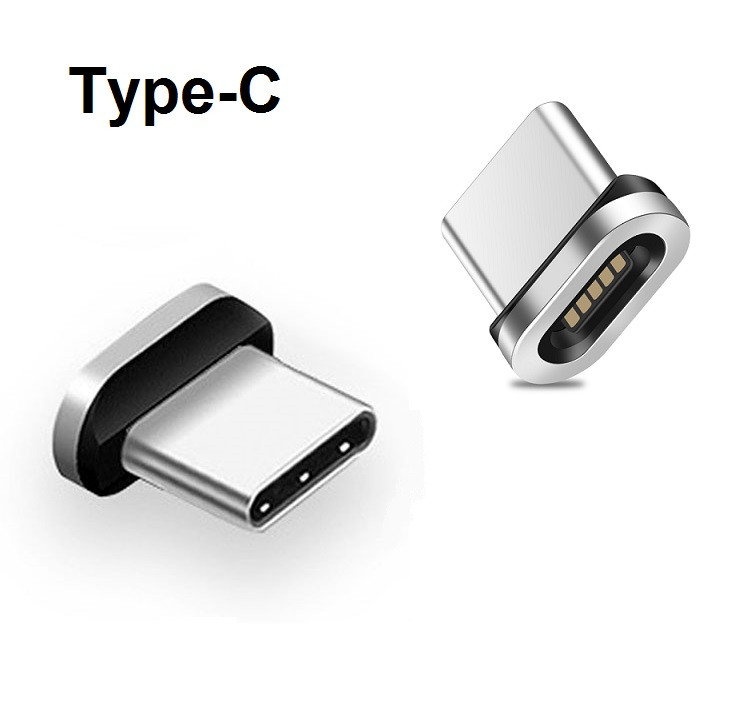 Конектор Magnetic Type-C Наконечник на Магнітний Кабель Зарядки Телефону Тип С