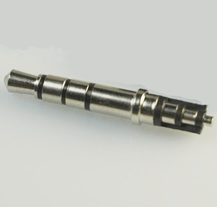 Штекер Роз'єм 3.5 mm 4 pin Довжина 27мм Аудіо Стерео Мікрофон і Навушники