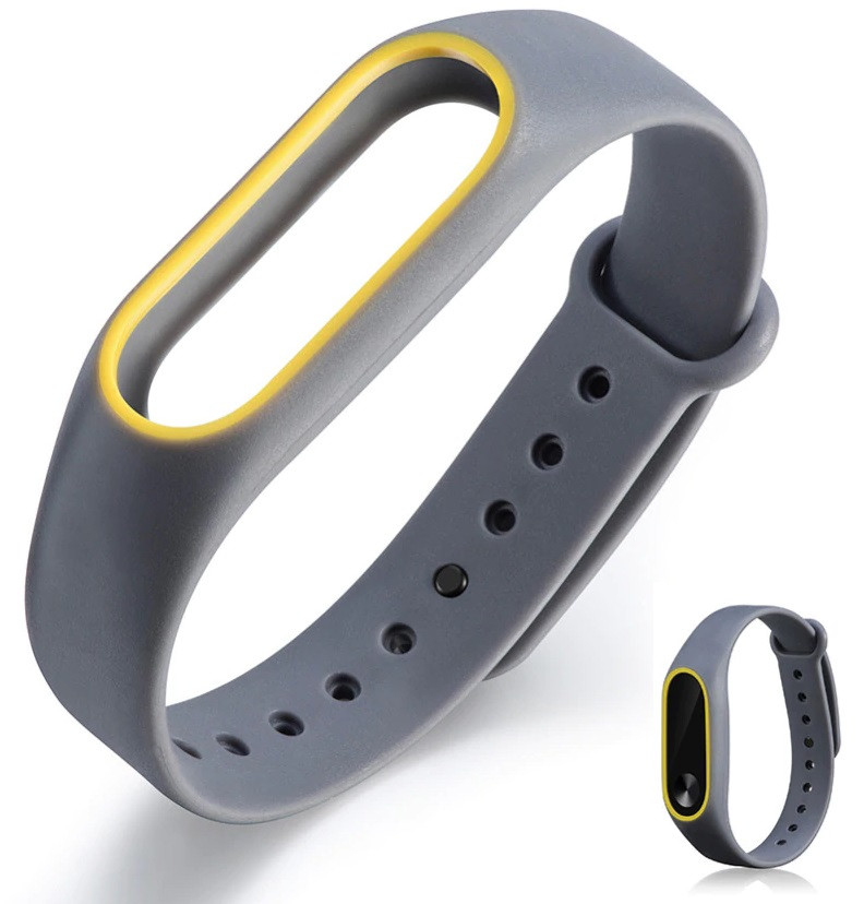 Силіконовий Браслет Xiaomi Mi band 2 Ремінець для Смарт Годин