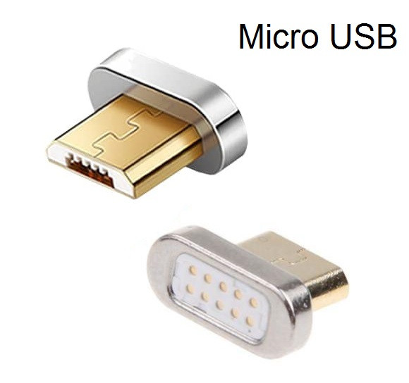 Роз'єм Micro USB 10pin Адаптер на Магнітний Кабель Зарядки Наконечник