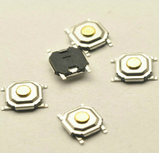 Кнопка Тактова 5.2х5.2х1,5 мм 4-х Контактна 4Pin