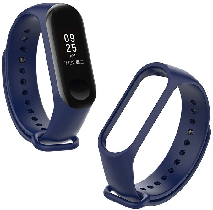 Силіконовий Браслет Xiaomi Mi band 3, 4 Ремінець для Смарт Годин
