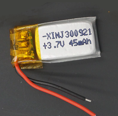 Батарея 45mah 3.7 V 300921 Літій-Полімерний Акумулятор для Bluetooth Гарнітури, фото 1