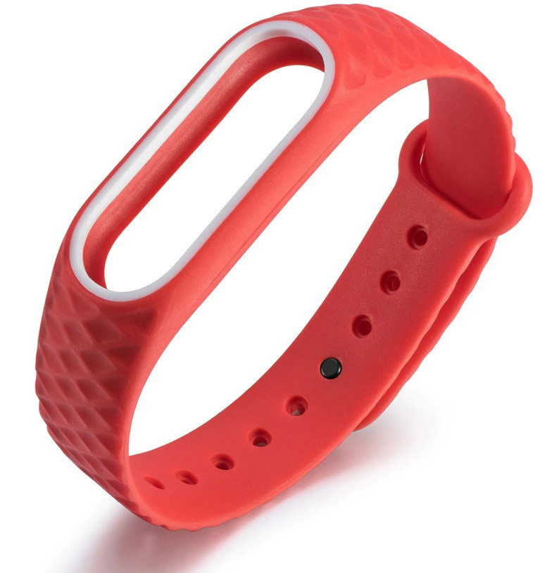 Браслет Xiaomi Mi band 2 Силіконовий Ремінець для Смарт Годин (рельєфний)
