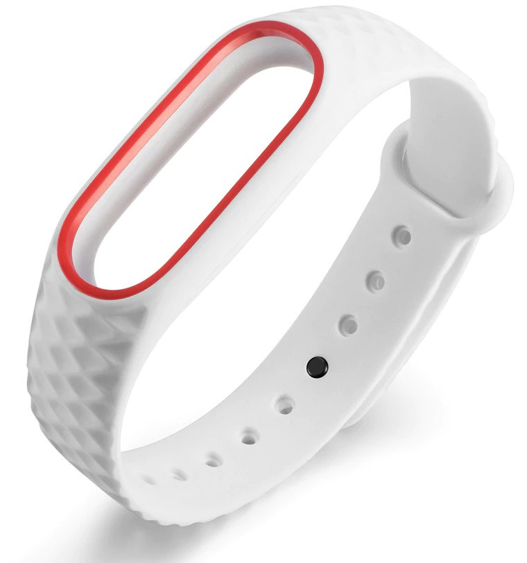 Браслет Xiaomi Mi band 2 Силіконовий Ремінець для Смарт Годин (рельєфний)