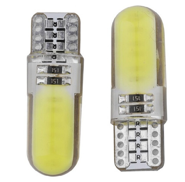 Авто Лампа Canbus T10 W5W 194 168 COB LED (білий холодний) Бічні Захисні Вогні Автолампи