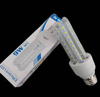 Лампа LED 9W 220V E27 6500K Светодиодная Лампочка Длинная
