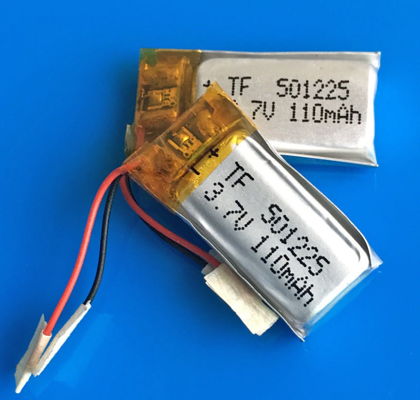 Батарея 110mah 3.7 V 501225 Літій-Полімерний Акумулятор для Bluetooth Гарнітури