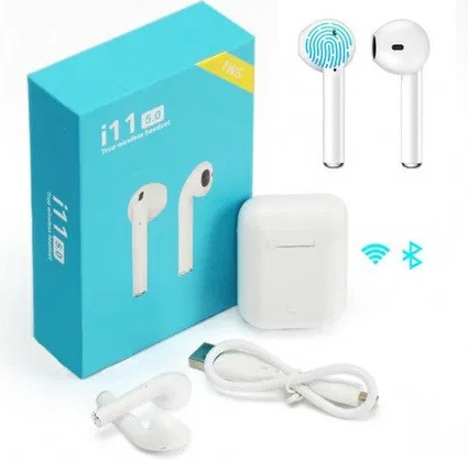 Бездротові Навушники AirPods Unit i11 TWS Sensor Ster Bluetooth 5.0 з Сенсорним Управлінням