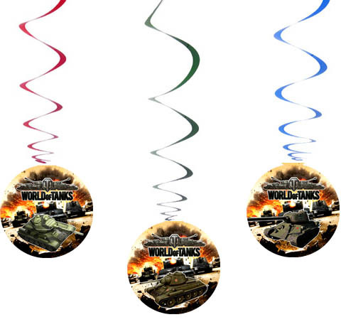 "Світ танків" - Спіральки 9 шт. в уп., фото 1