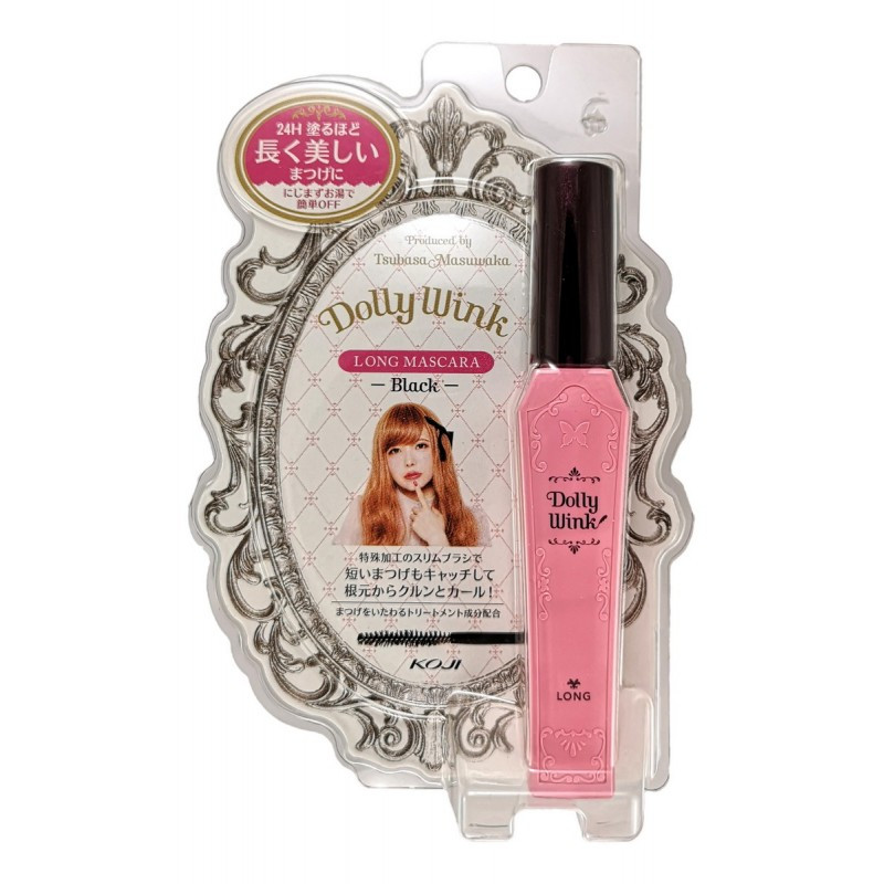 Туш для вій Dolly Wink Long Mascara подовження, підкручування, колір чорний, 8 г (031959)
