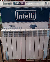 Радиатор для отопления дома биметаллический секционный INTELLI 500/96 Батареи Высокое давление