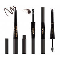 Олівець + гель для брів Parisa Eyebrow Dual Fantasy ED-01 5,25 g No 03 Шоколад