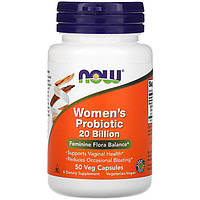 Пробиотики для женщин NOW Foods "Women's Probiotic 20 Billion" 20 млрд КОЕ (50 капсул)