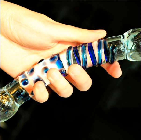 Фалос скляний подвійний великий  Супер шоп