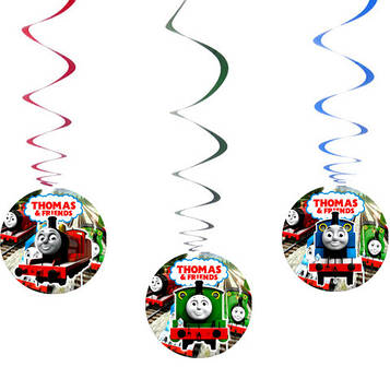 "Потяг Томас" - Спіральки 6 шт. в уп.
