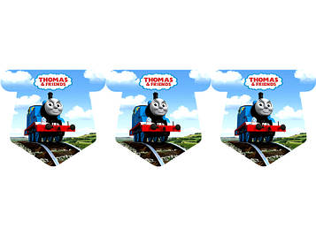 "Потяг Томас" - Вимпел Прапорці, 12 прапорців.