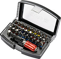 Набір викруткових насадок YATO з тримачем 1/4" 32 шт (YT-04622)