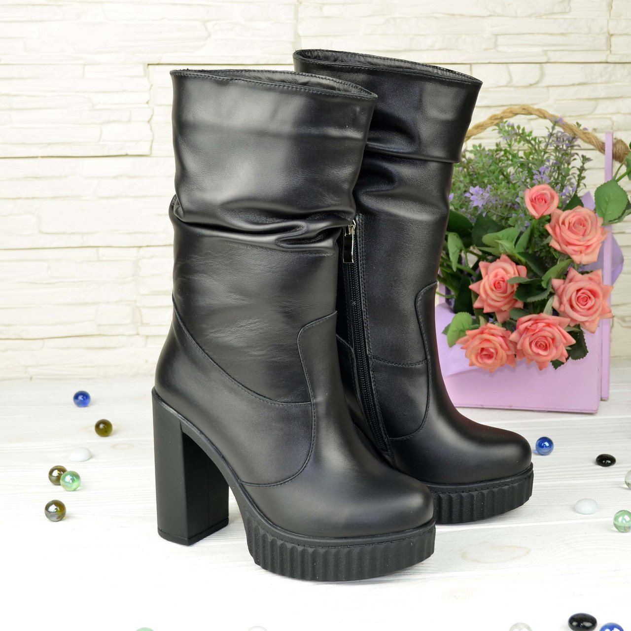 Черевики жіночі на високих підборах, фото 1
