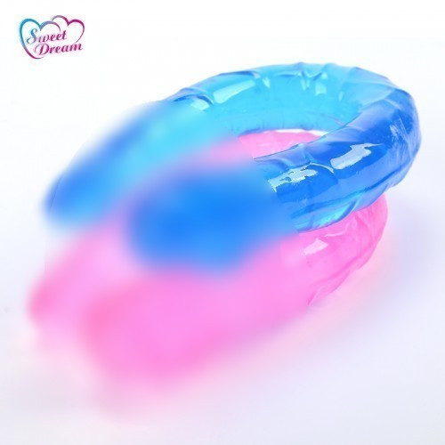 Фалоімітатор подвійний силіконовий S size Супер шоп