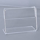 Цінникотримач L - подібний 90х60 мм, акрил 2 мм, фото 3