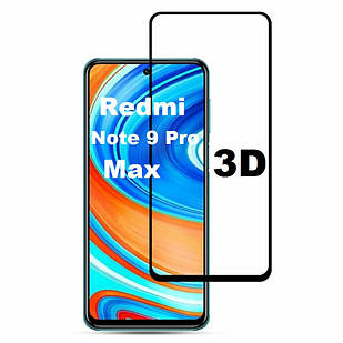 Захисне скло 3D для Xiaomi Redmi Note 9 Pro Max