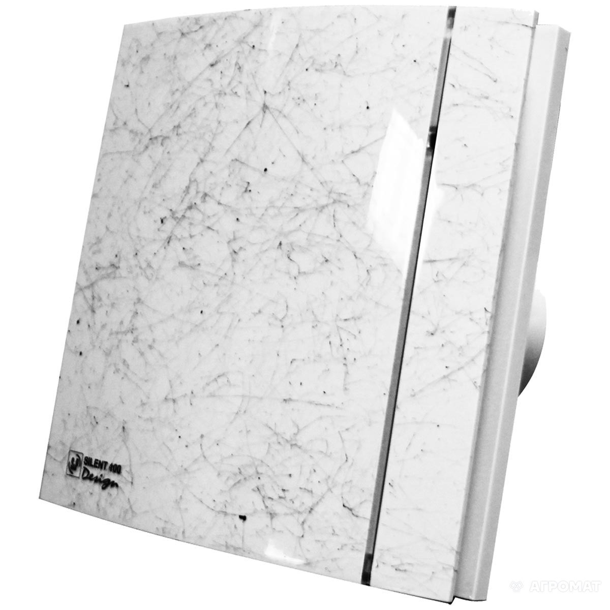 Вентилятор витяжний Silent - 100 CRZ Marble White Design 4С у кухню ванну