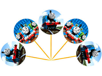 "Потяг Томас" - Топпери