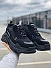 Чоловічі Кросівки Balenciaga Triple S Black, Балесіага Тріпл С Чорні, фото 8